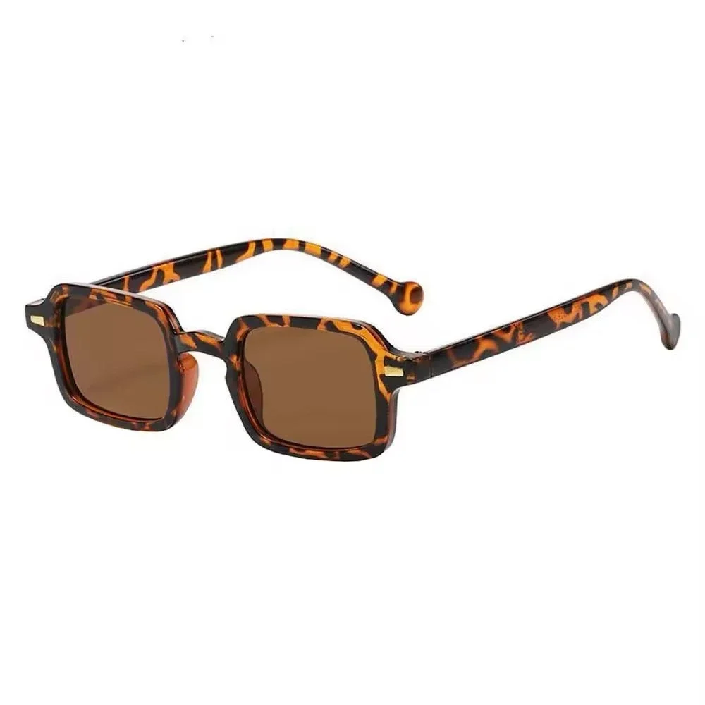 Vintage Square Tortoiseshell Sunglasses Women Lightweight Minimalist Elegant New - Picture 2 of 6